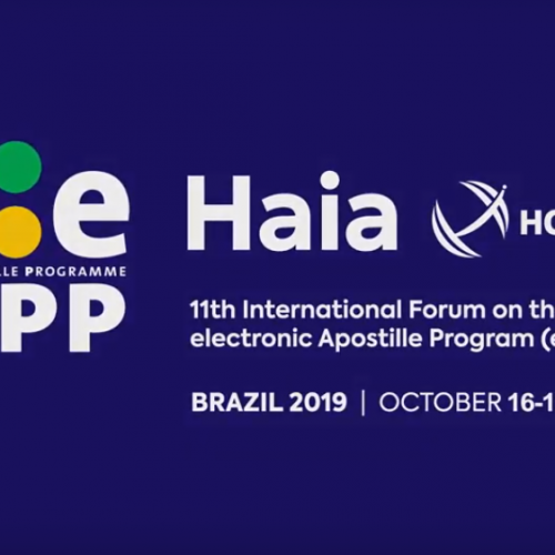 11° Fórum Internacional do Programa de Apostila Eletrônica (e-APP) da Haia