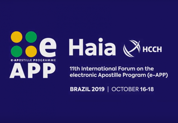 11° Fórum Internacional do Programa de Apostila Eletrônica (e-APP) da Haia